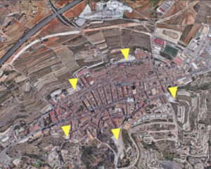 Localització dels parkings a Benissa
