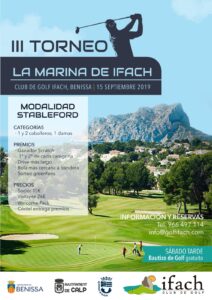 Cartell del III Torneig La Marina d'Ifach