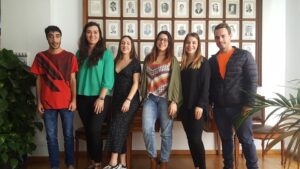 Els 6 joves que treballaran en l'ajuntament durant un any