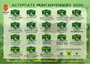 Programa del Club de Muntanya Margalló per a 2020