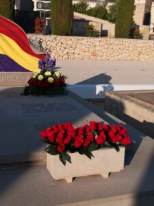 Tomba dels brigadistes internacionals al cementeri nou de Benissa