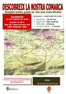 Cartell de la ruta a Alcalalí