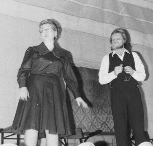 Maruja Palillo i Paco Sacha al Cine Goya. Any 1976. Foto cedida per Miguel Giner Ribes