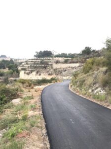 Un dels camins empolats a Orxelles