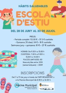 Cartell de l'Escola d'Estiu