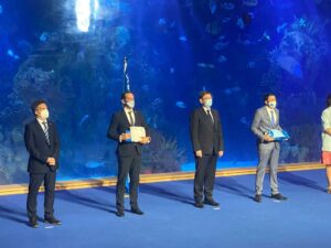 Acte de lliurament de banderes blaves