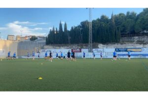 Entrenament al Camp de La Costa