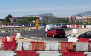 La nova rotonda de l'accés nord