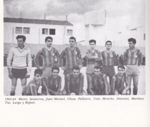 Pepe La Molla amb la UD Benissa (temporada 1963-64)