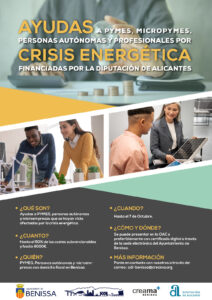Cartell de les ajudes per a la crisi energètica