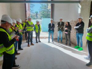 Visita institucional a les obres del nou Ajuntament de Benissa a les Escoles Velles