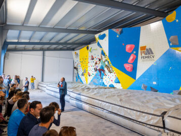 Inauguren el nou rocòdrom municipal