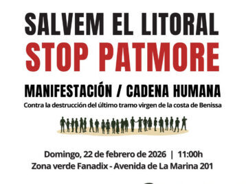 Salvem el Litoral convoca una cadena humana contra el projecte Patmore a Benissa