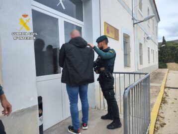 La Guàrdia Civil deté a Benissa un home amb una Ordre Europea de detenció en trobar-se fugit de les autoritats poloneses